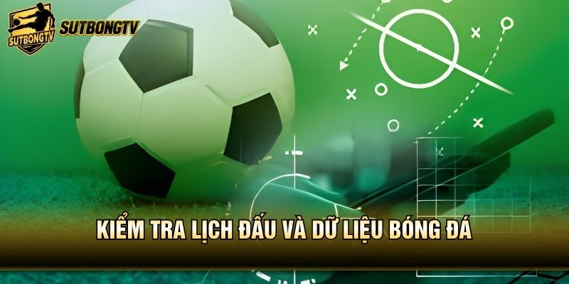 Kiểm tra lịch đấu và dữ liệu bóng đá