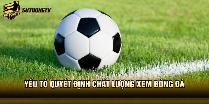 Yếu tố quyết định chất lượng xem bóng đá